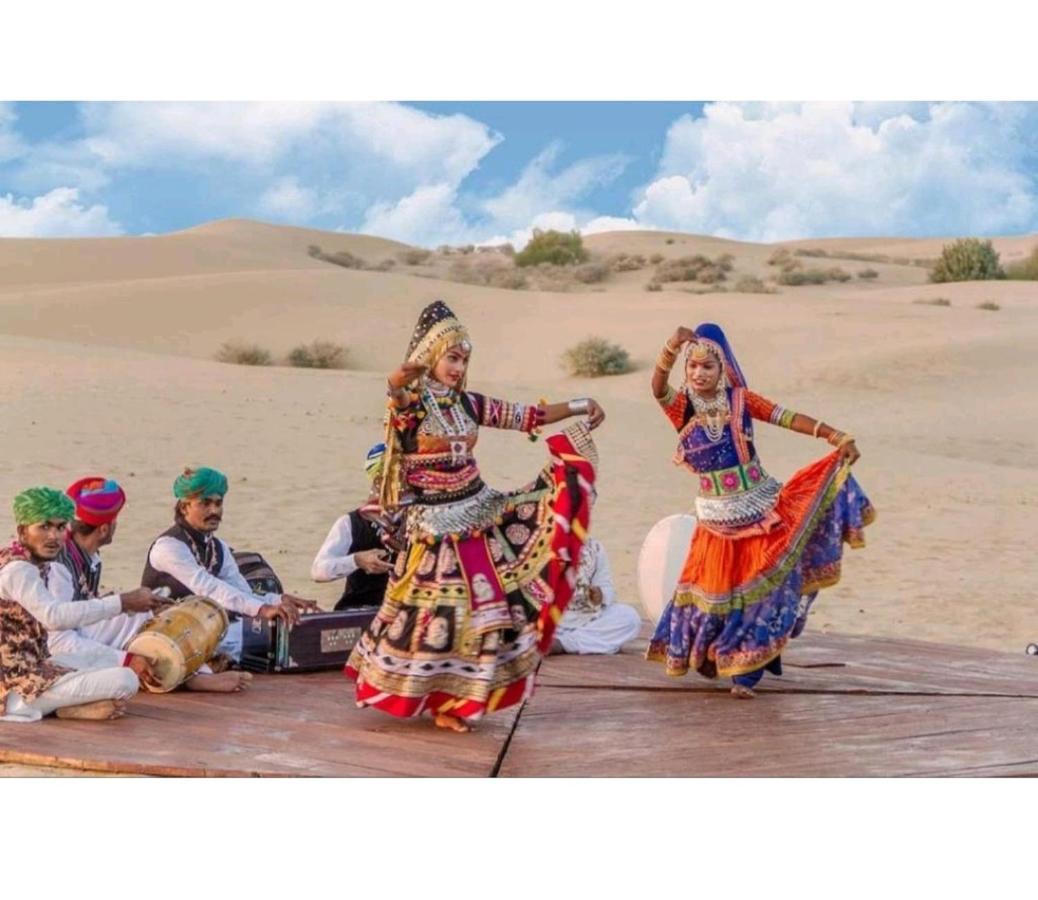 Golden Sandstone Hotel Desert Safari Camp Jaisalmer Extérieur photo