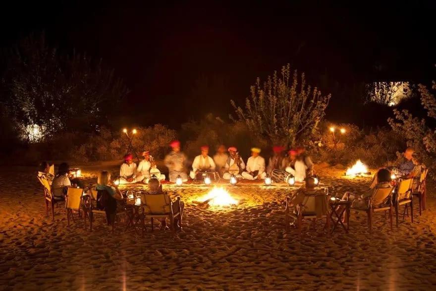 Golden Sandstone Hotel Desert Safari Camp Jaisalmer Extérieur photo