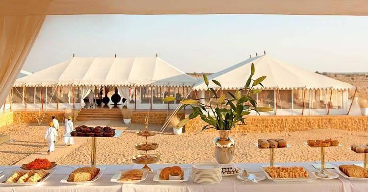 Golden Sandstone Hotel Desert Safari Camp Jaisalmer Extérieur photo