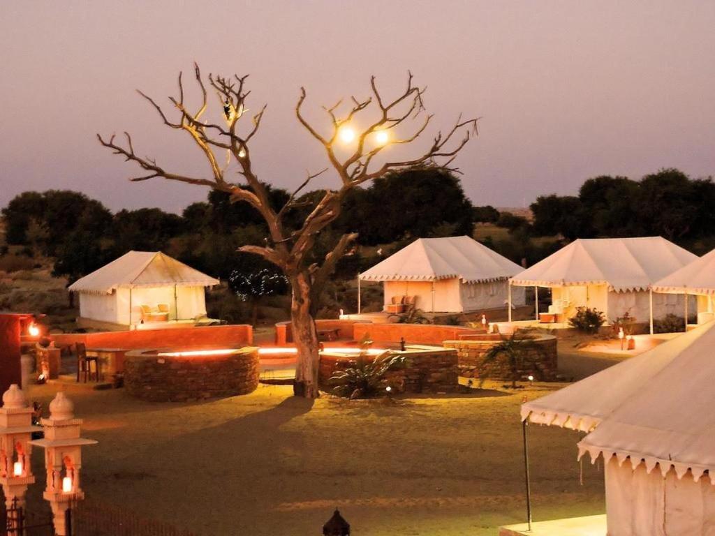 Golden Sandstone Hotel Desert Safari Camp Jaisalmer Extérieur photo