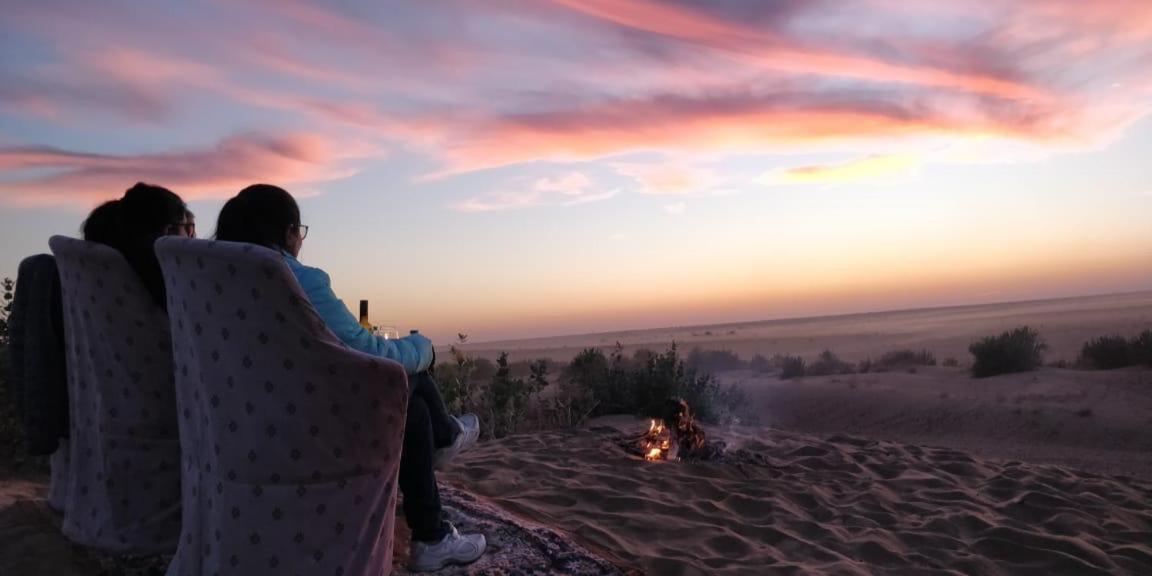 Golden Sandstone Hotel Desert Safari Camp Jaisalmer Extérieur photo