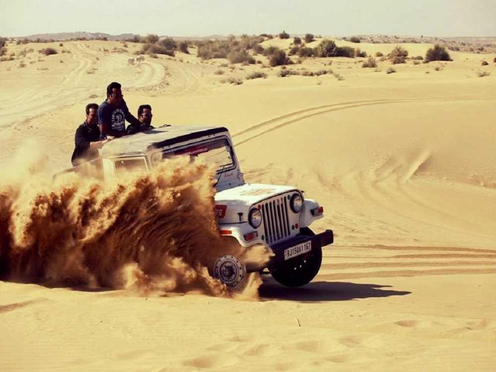 Golden Sandstone Hotel Desert Safari Camp Jaisalmer Extérieur photo