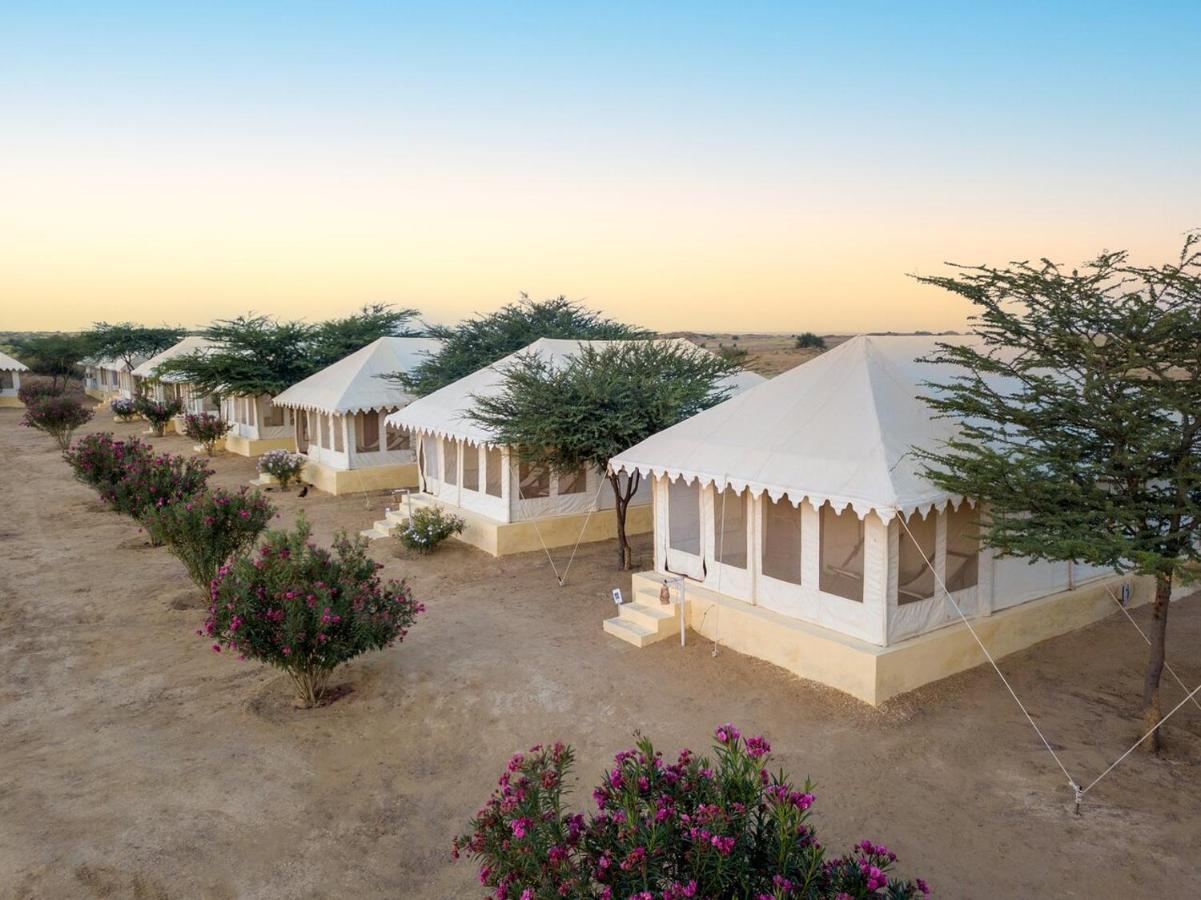 Golden Sandstone Hotel Desert Safari Camp Jaisalmer Extérieur photo