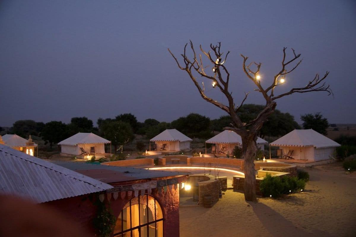 Golden Sandstone Hotel Desert Safari Camp Jaisalmer Extérieur photo